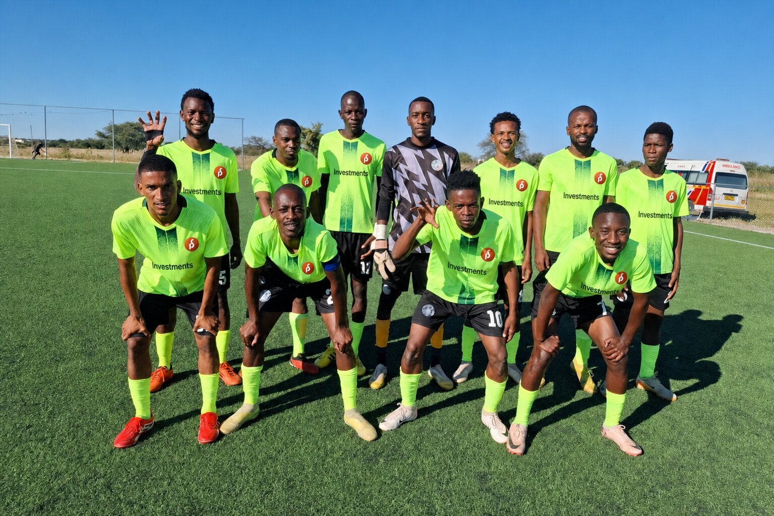 Sponsored team in PS Investments kit