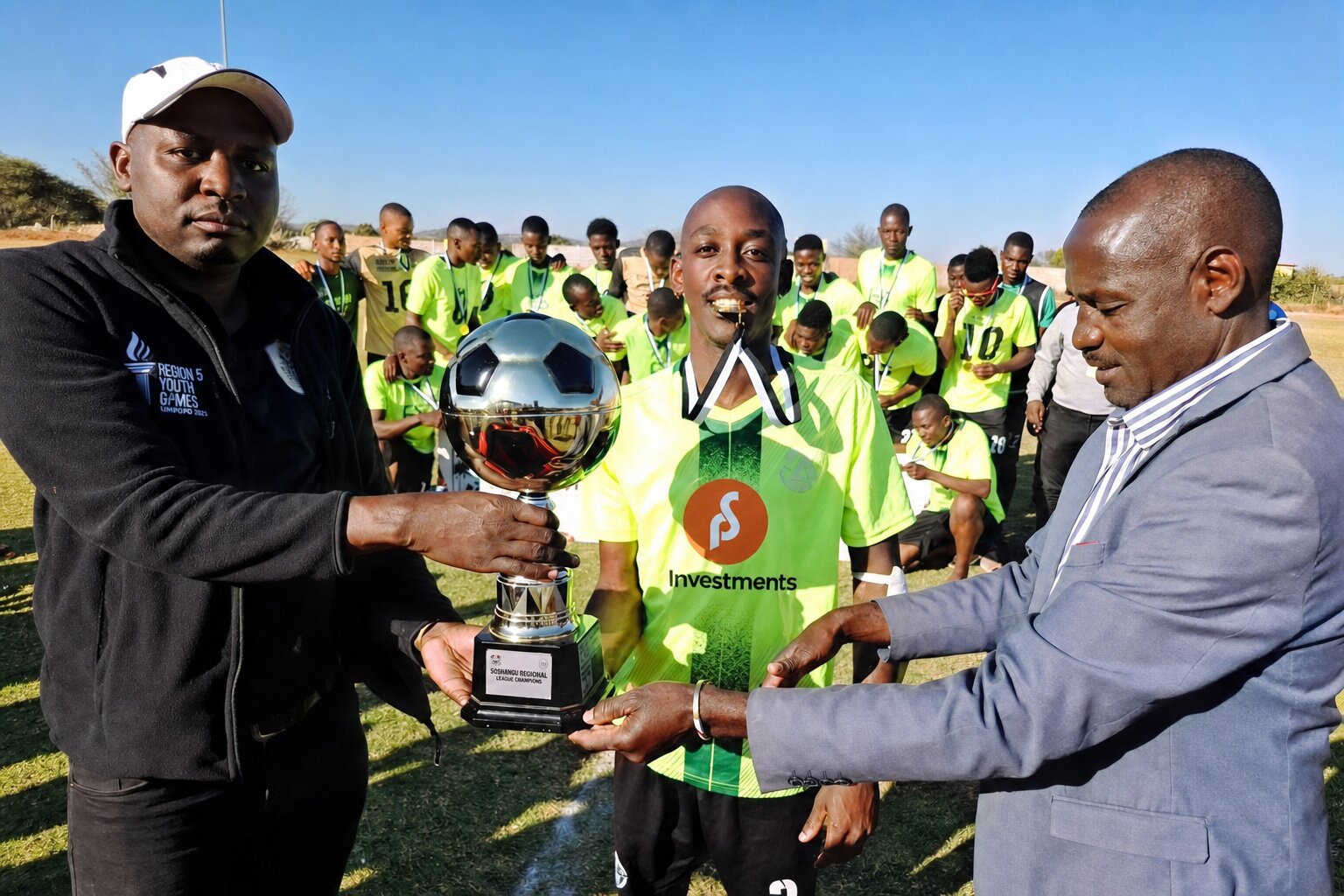 Oshikoto Regional League trophy handover